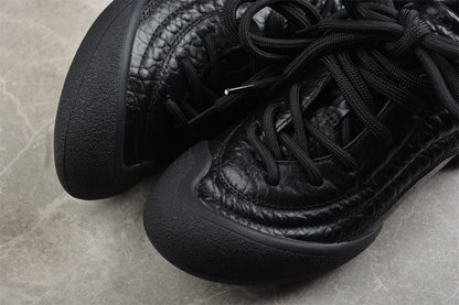 Alexander McQueen Flexion Black Leather Sneakers