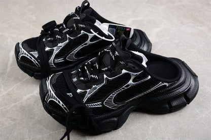 Balenciaga 3XL Mule Black White