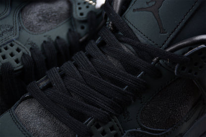 KAWS x Air Jordan 4 Retro Black Sneakers