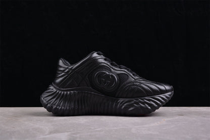 Gucci Ripple Black Leather Sneakers