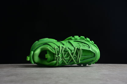 Men's Green Track Performance Sneakers