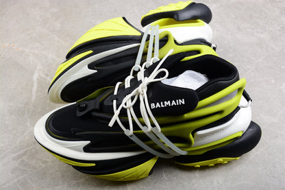 Balmain Unicorn Black Yellow Trainers
