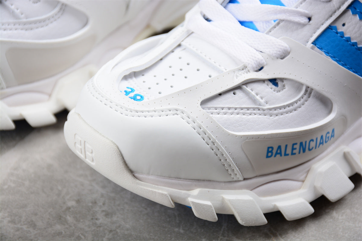 Adidas x Balenciaga Track Forum Low White Blue Sneakers