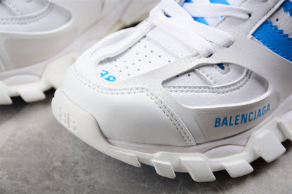 Adidas x Balenciaga Track Forum Low White Blue Sneakers