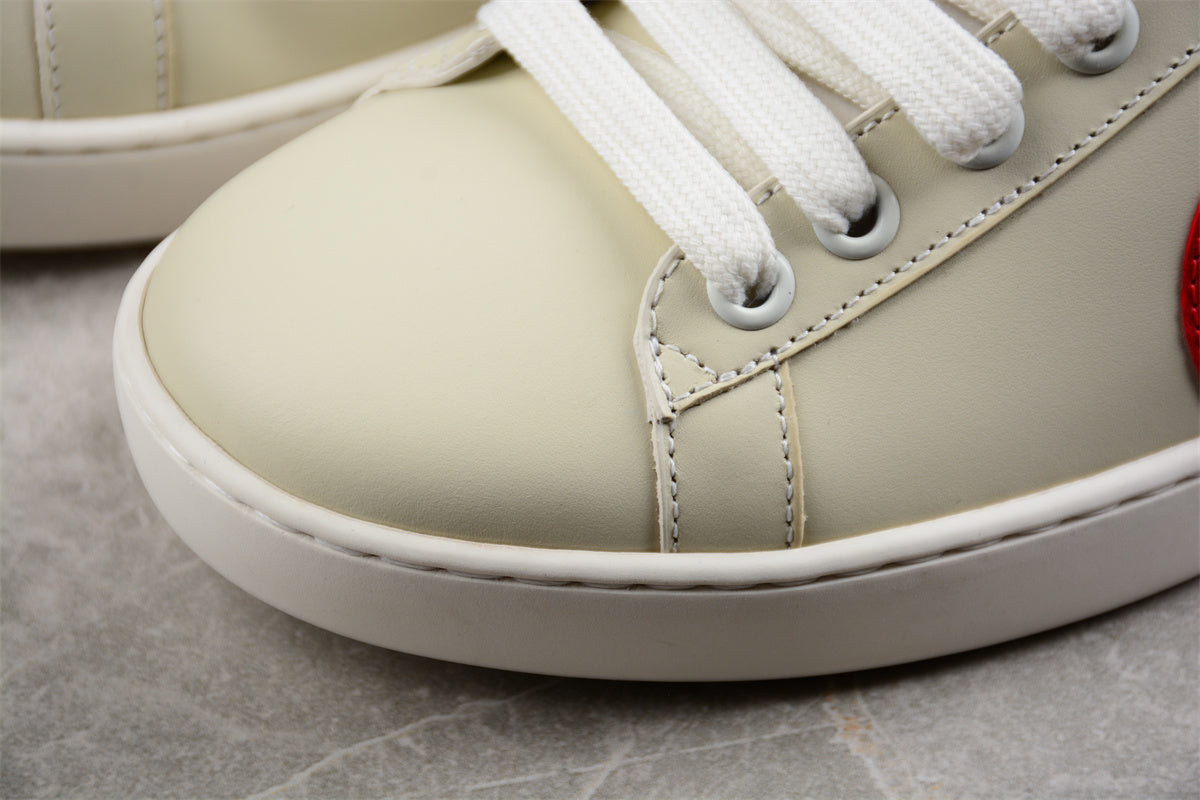 Gucci Ace Interlocking G White Leather Sneakers