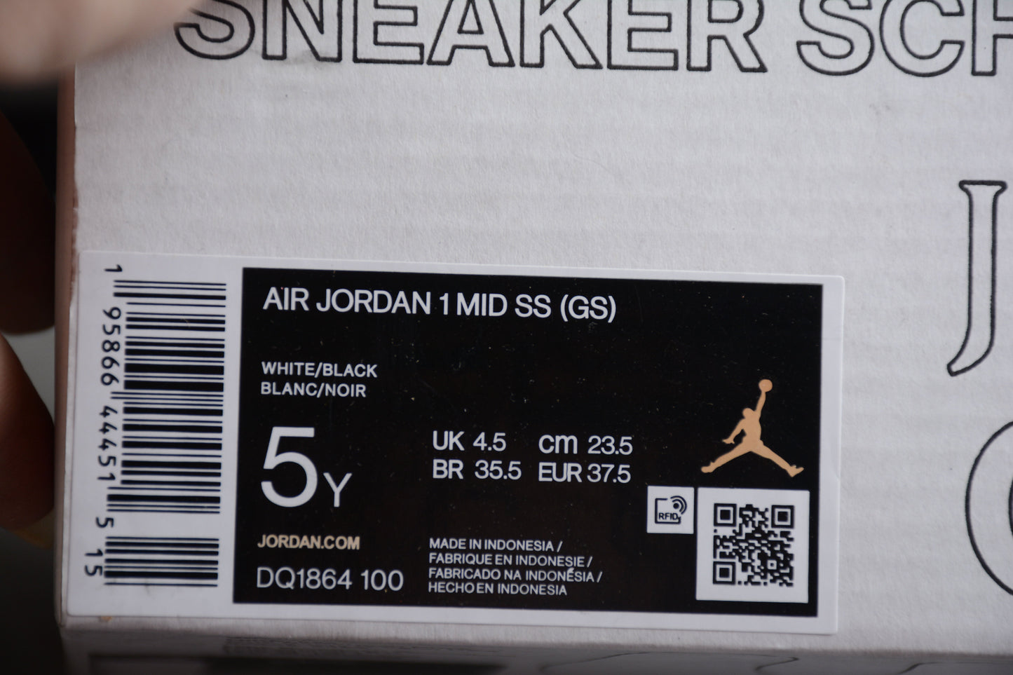 Nike Air Jordan 1 Mid GS 'Schematic'