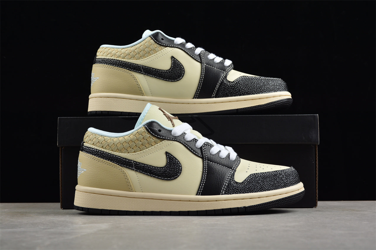 Air Jordan 1 Low "Coconut Milk Black