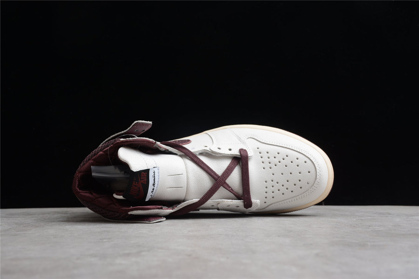 Air Jordan 1 High OG x A Ma Maniére “Sail & Burgundy”