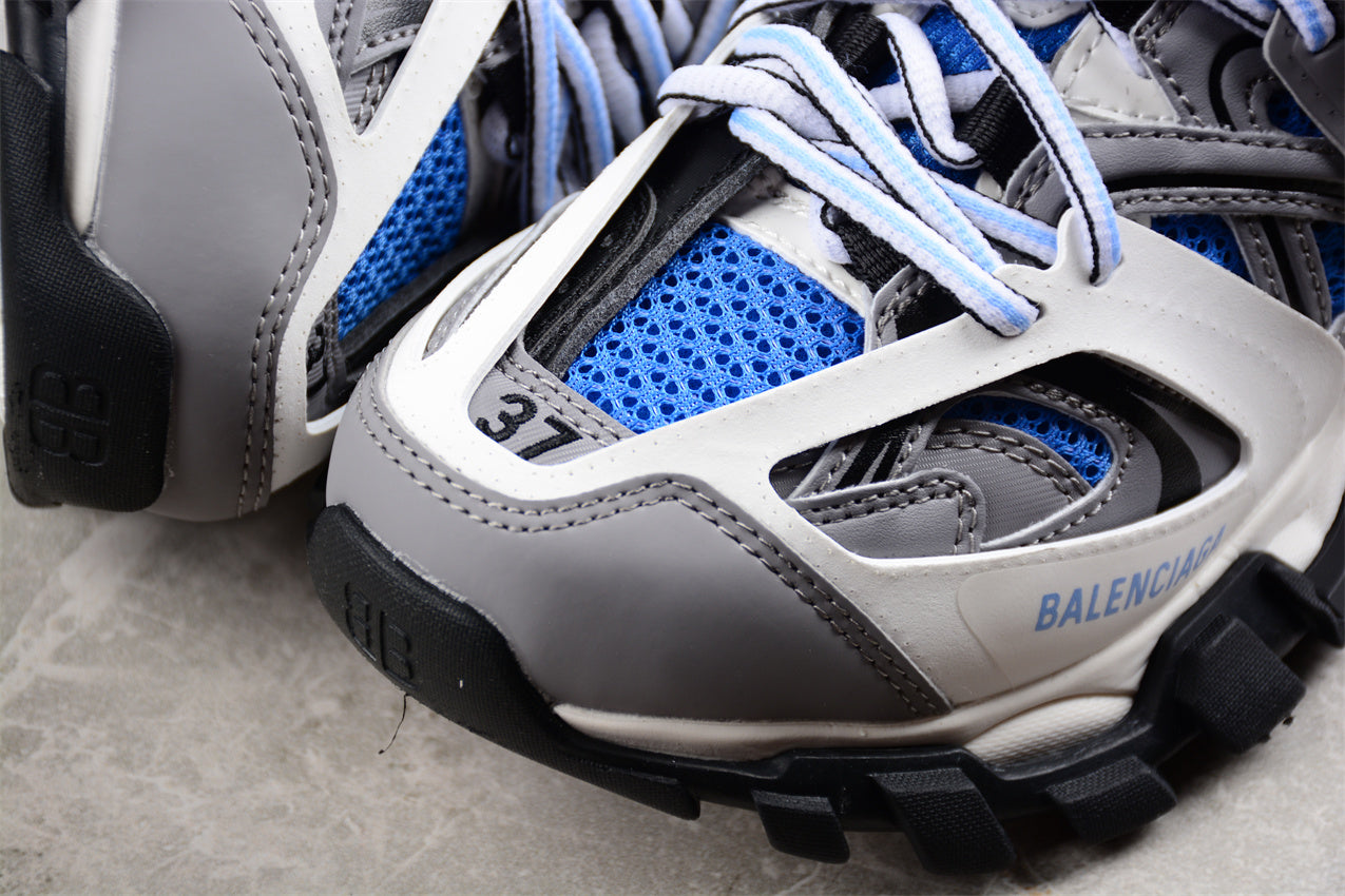 Balenciaga Track White Blue Grey Sneakers
