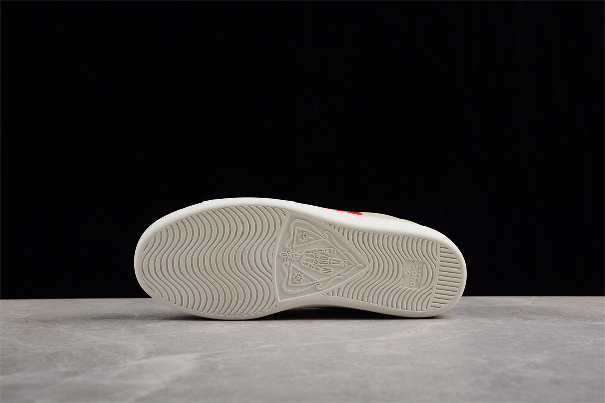 Gucci Ace Interlocking G White Leather Sneakers