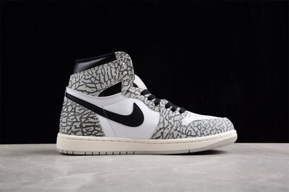 Air Jordan 1 High OG White Cement Sneakers