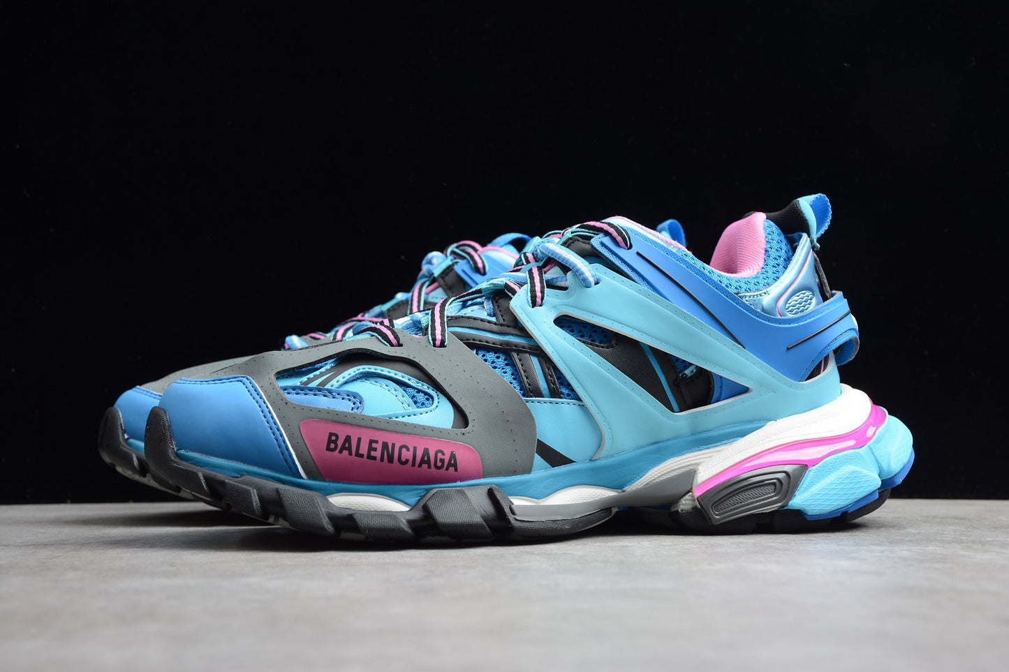 Blue Track Runner Sneakers