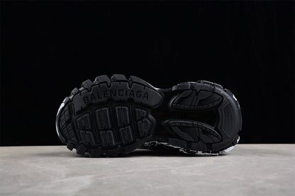Balenciaga Track Graffiti Black White Sneakers
