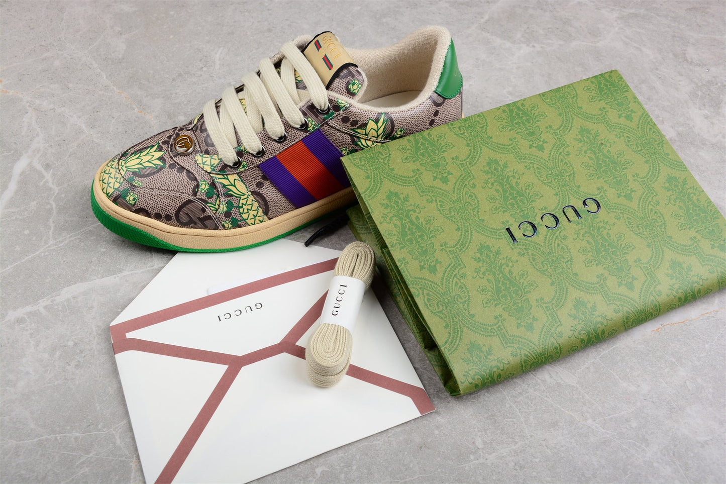 Gucci Pineapple GG Screener Sneakers