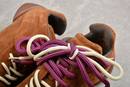 Alexander McQueen Flexion Brown Suede Sneakers