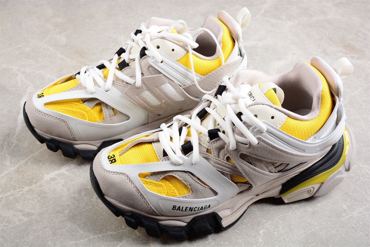 Balenciaga Track White Yellow Sneakers