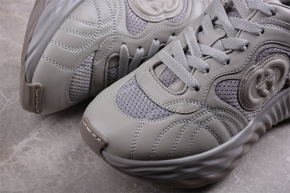 Gucci Ripple Grey Leather Sneakers