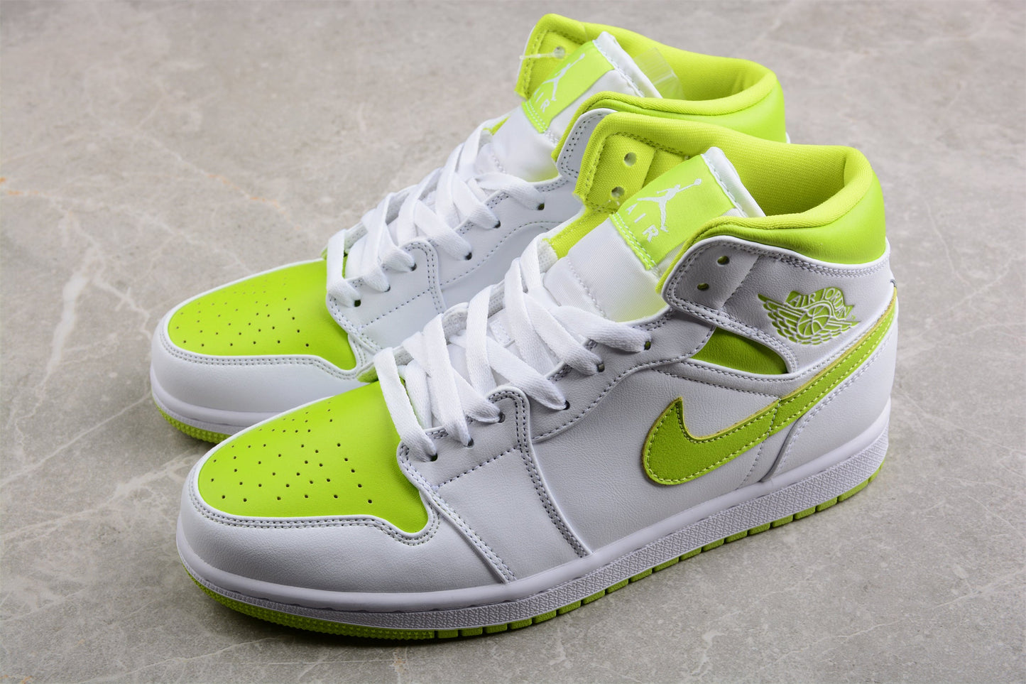 Air Jordan 1 Mid "White Lime"