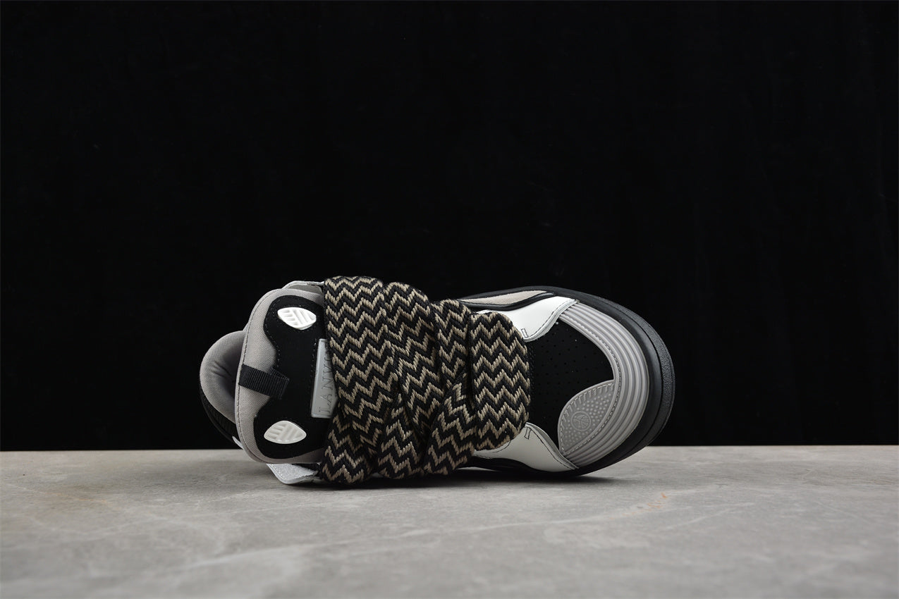 Lanvin Curb Sneaker (White/Anthracite)