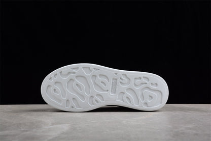 Alexander McQueen Oversized White Beige Leather Sneakers