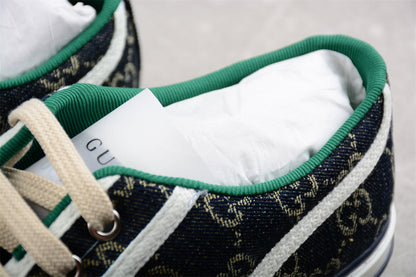 Gucci Tennis 1977 GG Denim Monogram Sneakers