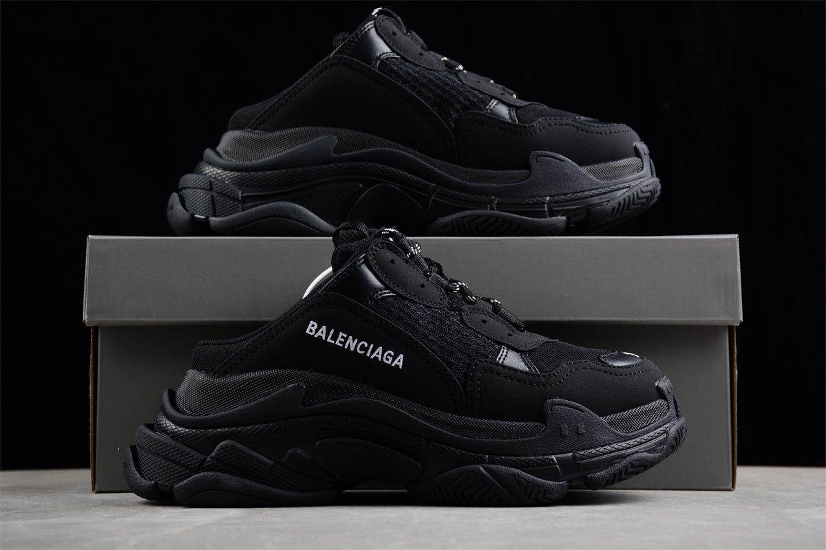 Balenciaga Triple S Mule All Black