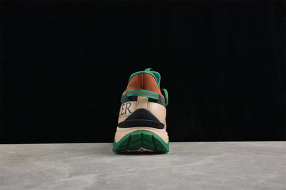 Moncler Trailgrip Lite 2 Beige Brown Green Sneakers