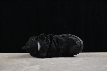 Lanvin Curb Triple Black Leather Sneakers
