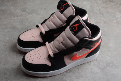Air Jordan 1 Mid Black Atmosphere Sneakers