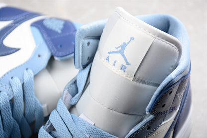 Nike Air Jordan 1 Mid Diffused Blue Sneakers
