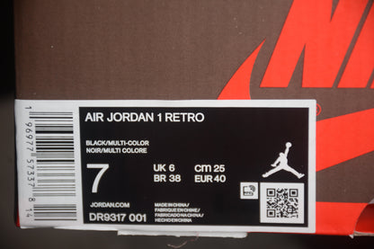 Travis Scott x Jordan Cut The Check Black Sneakers
