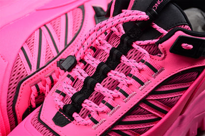 Moncler Trailgrip Panelled Pink Sneakers