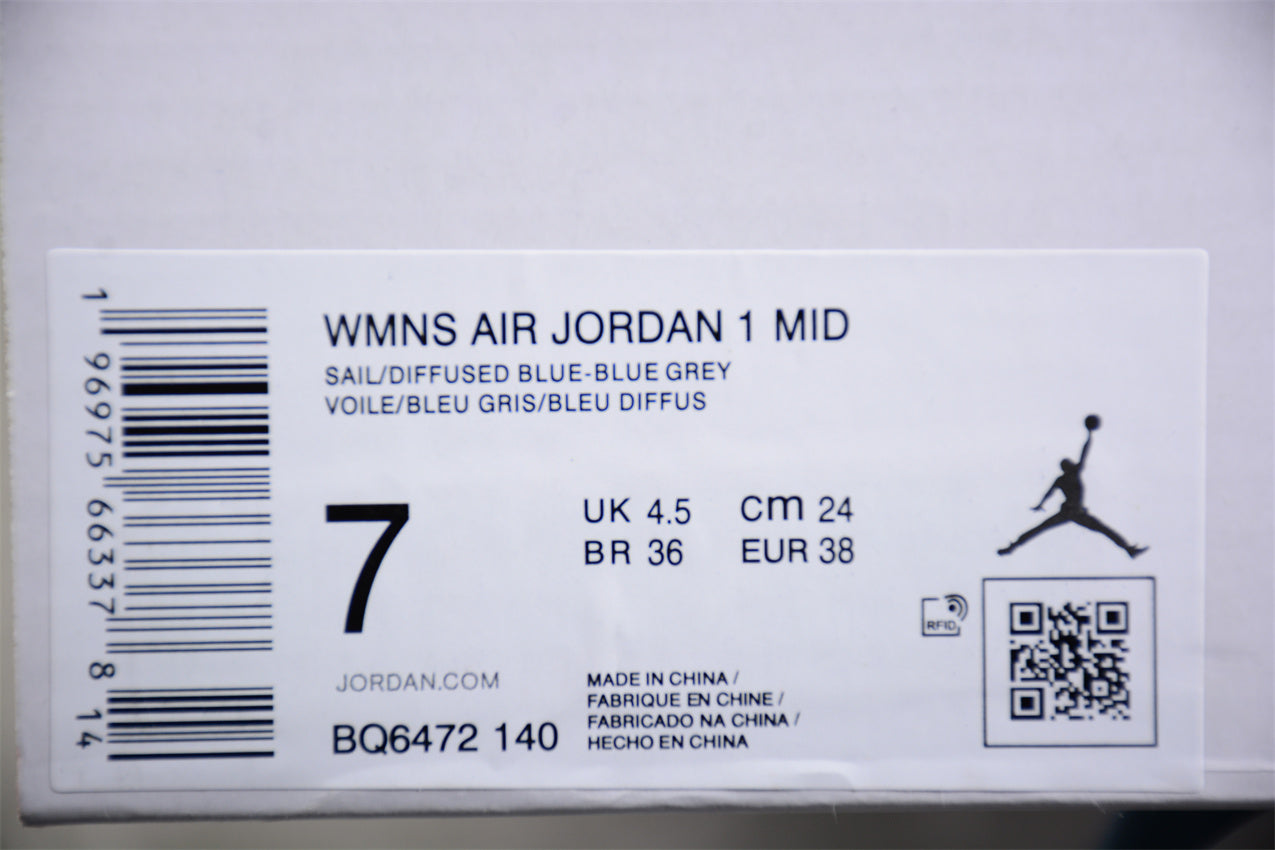 Nike Air Jordan 1 Mid "Diffused Blue"