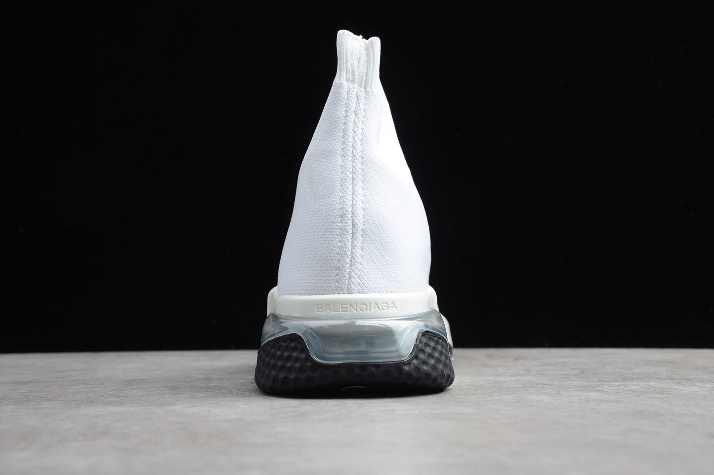 Balenciaga Off-White Speed Knit Sneakers