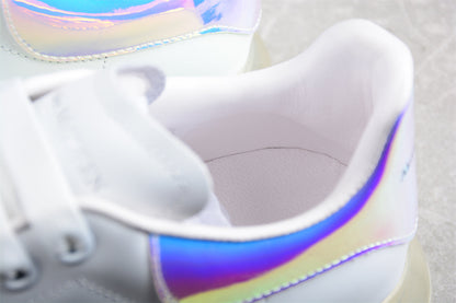 Alexander McQueen Oversized Clear Sole Multicolor Leather Sneakers