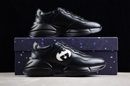 Gucci Interlocking G Rhyton Black Sneakers