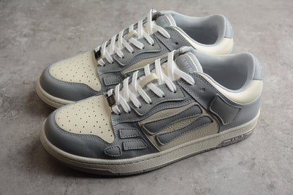 AMIRI Skel Top Low Tan White Sneakers