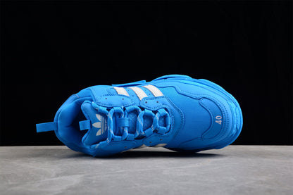 Balenciaga x Adidas Triple S Blue Sneakers