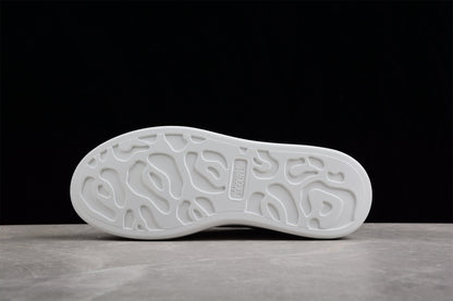 Alexander McQueen Oversized White Navy Leather Sneakers