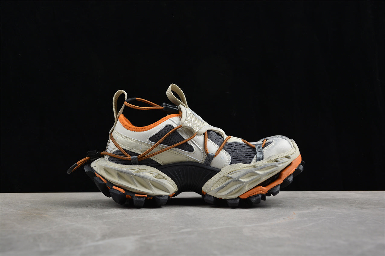 Balenciaga Hike Beige Orange Sneakers