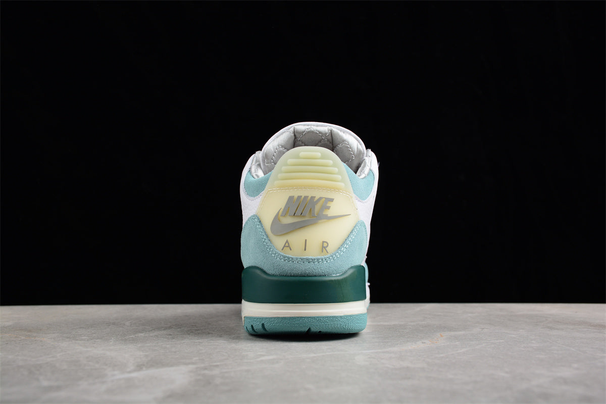 Air Jordan 3 Retro White/Grayish Green