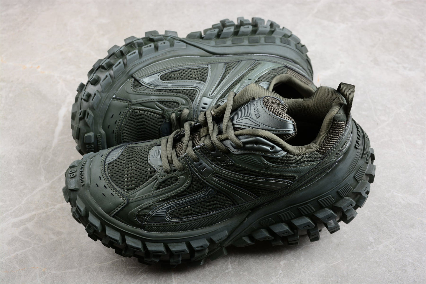 Balenciaga Defender Khaki Sneakers