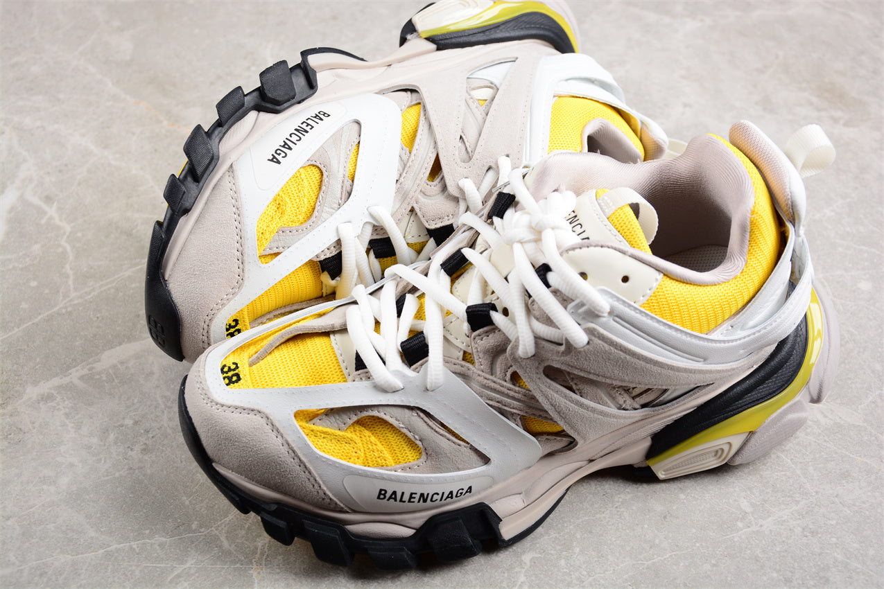 Balenciaga Track White Yellow Sneakers