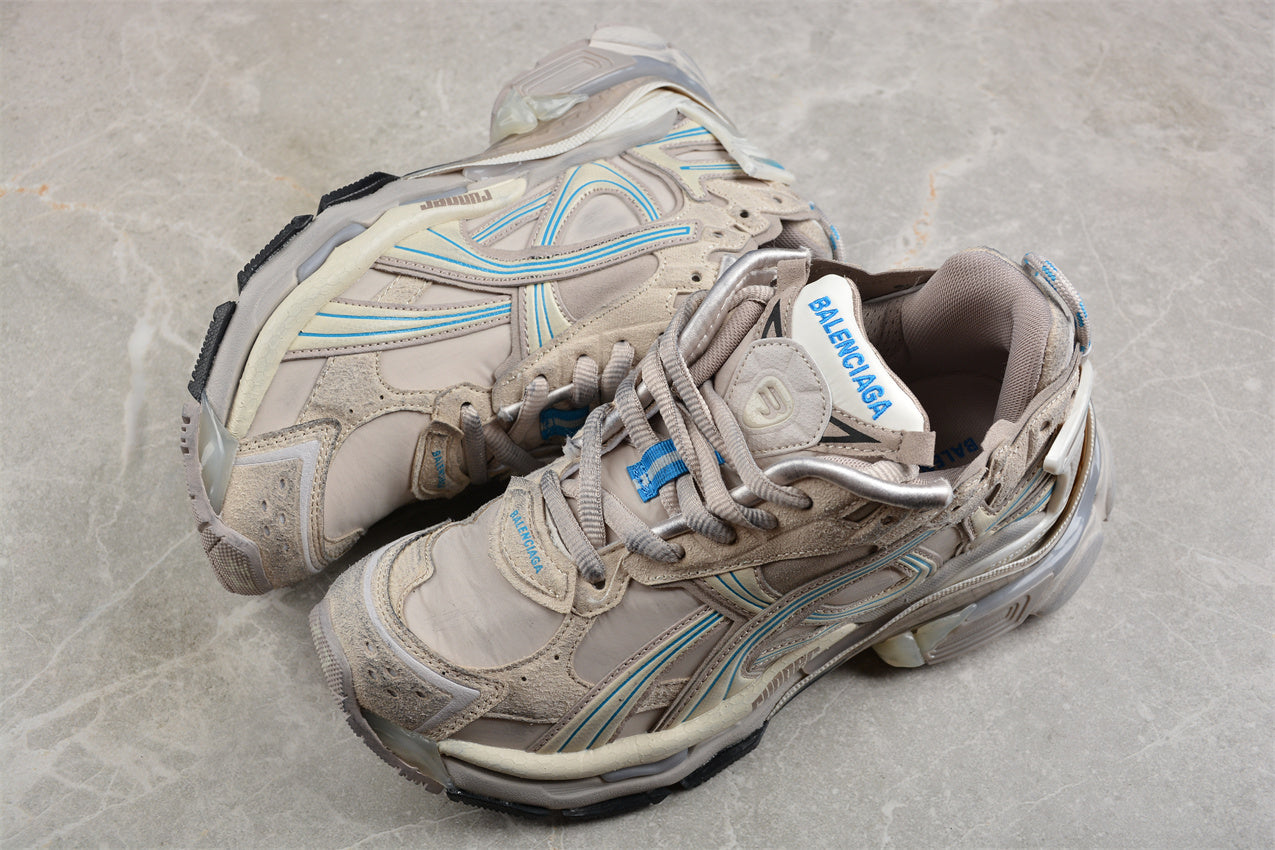 Balenciaga Runner Taupe Blue