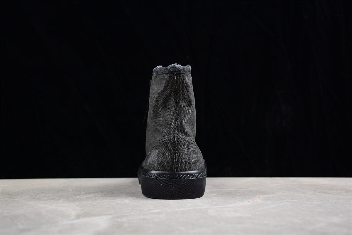 Balenciaga Paris High Destroyed Triple Black Sneakers