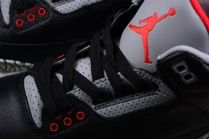 Nike Air Jordan 3 Retro Black Cement Sneakers
