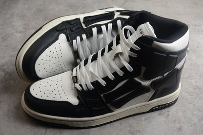 AMIRI Skel Top High White Black Sneakers