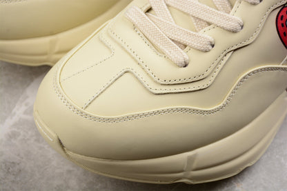 Gucci Rhyton Strawberry Print Ivory Sneakers