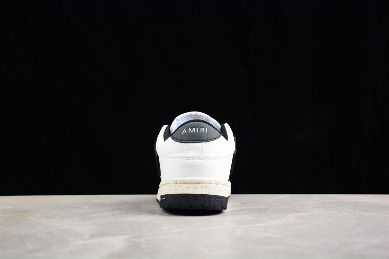 AMIRI Skel Top Low 'White Black'