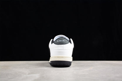 AMIRI Skel Top Low White Black Sneakers